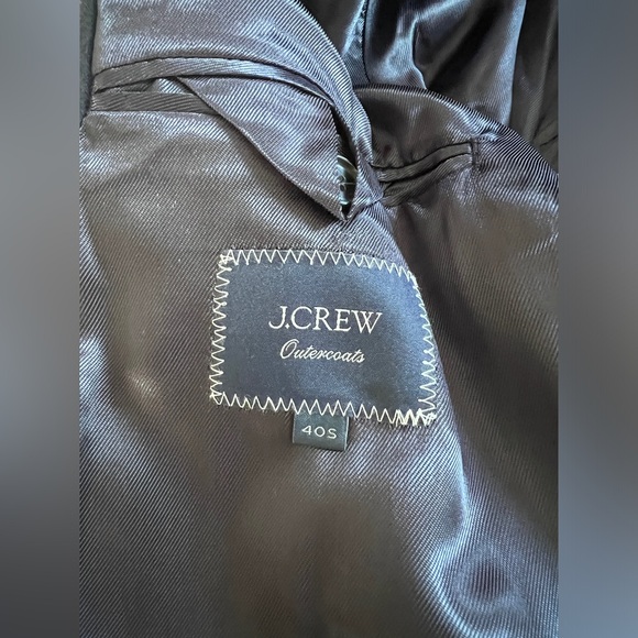 NWT J. Crew topcoat in navy cashmere blend size 40s (men’s medium) - Picture 11 of 13